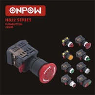 Tombol Tekan Menyala 22mm